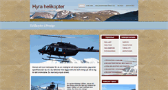 Desktop Screenshot of hyrahelikopter.se