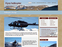 Tablet Screenshot of hyrahelikopter.se